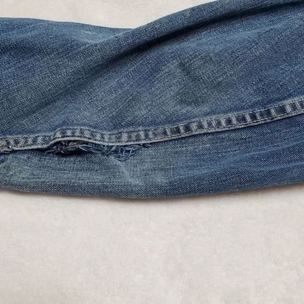 1960s Vintage Lee Sanforized 101-J USA Union Made Distressed Denim Jacket - Picture 15 of 16